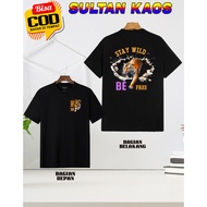 KATUN Sultankaos89 Be Free Tiger Unisex Distro Shirt, Cash on Delivery - Vintage Tiger Adult Cotton 