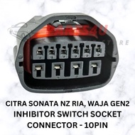 10PIN PROTON WAJA GEN2 PERDANA BLM, NAZA CITRA SONATA INHIBITOR SWITCH SOCKET CONNECTOR With WIRE