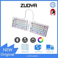 ZUOYA GMK70 Split kit 3-mode RGB ergonomic bluetooth one-handed keyboard kit