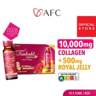 [Exp:10/2026] AFC Tsubaki Ageless Collagen Drink +Royal Jelly - Anti Aging Radiant Hydrated Skin Fig