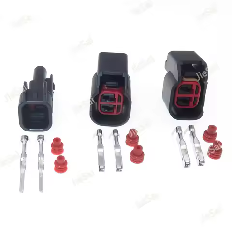 2 Pin 7283-5967-30 Female EV6 EV14 USCAR Fuel Injector Electrical Connector sr20det rb30 GTR FAST ls