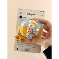 Cute Cartoon Stereo Chef Starman Apple Earphone Protective Case Suitable for airpods4 Apple Wireless