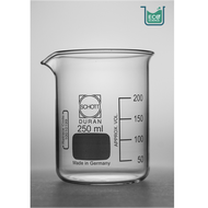 DURAN® Beaker low form 600ml with spout