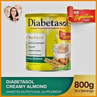 ❥ ◠ ▟ Diabetasol Milk Supplement for Diabetes 800G/180G- Almond Flavor