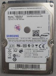 SAMSUNG 500G SATA 2.5吋 硬碟 HM500JI