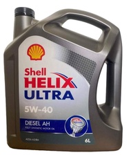 น้ำมันเครื่อง (ผลิตปี 2024) Shell Helix Ultra Diesel AH 5W-40 ดีเซล สังเคราะห์ แท้ 100% เชลล์ 5W40 A