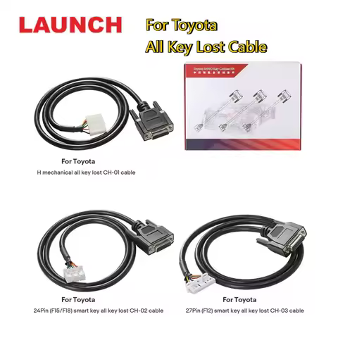 Launch for Toyota All Keys Lost Adapter Kit CH-01 8A H Non-Smart Key Work with X431 IMMO Plus Elite 