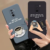 HP Xiaomi Casing poco F1 F3 F4 F5 X5 X6 NFC PRO Coffee Motif Silicone Camera Protector Case Trendyhp