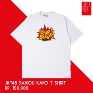 T-shirt JKT48 Saikou Kayo T-Shirt Merch - Free Sticker