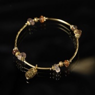 撒哈拉荒漠假期 I 紅銅鈦黃銅手鍊 C1710