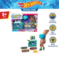 Hot Wheels Skate Retro Themed Multi-Pack ฮอตวีลส์สเก็ต ชุดแรมป์ย้อนยุค ของเล่น HXP57 VN
