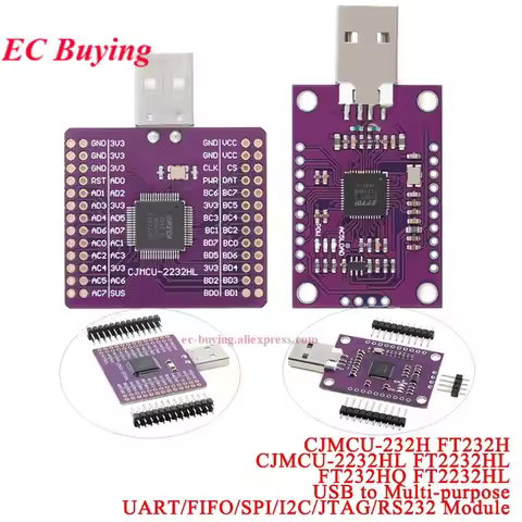 5Pcs/1pc FT2232HL USB TURN UART FIFO SPI I2C JTAG RS232 Module FT232H FT2232 CJMCU-2232HL USB to UAR