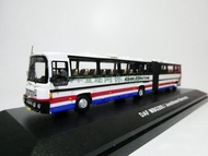 1: 87 Hand Version Resin Car DAF MBG205 BRT Hinged Bus Passenger Car Channel Car Model Car Finished 