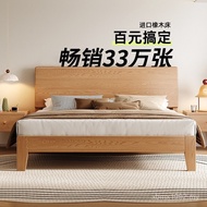 1m 1m Bed Bed Bedroom Solid Style Household Log 85 Large Single Bed Wooden Bed 2 Bed Frame All 1m Oa