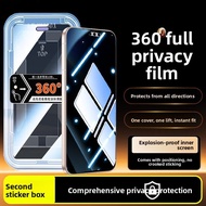 360°Privacy Tempered Glass for Samsung C55 A04 A04s F55 F54 M55 M54 5G Anti-spy Screen Protector Eas