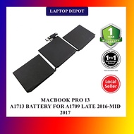 MacBok Pro 13" A1713 Original Replacement Battery for A1708 (Late 2016 - Mid 2017)