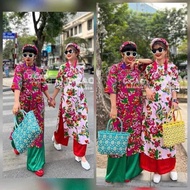 Ao Dai CNY, Peacock Ao Dai, Peacock Ao Dai, Vietnamese Ao Dai hottrend