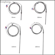 Zone K Type Thermocouple M8 Thread Temperature Sensor Probe with 2 for M Cable 50 100 150 200mm Stainless Steel Temp Sen