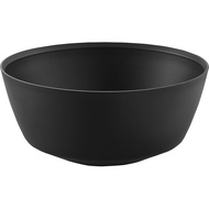 Yamazaki Cooking Bowl S, Easy to Mix with a Tilt, Microwave Compatible, Black, W15.9×D15.9×H7cm, Tow