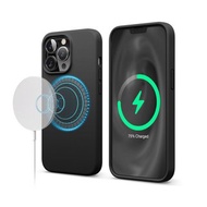 iPhone 13 Pro MagSafe 超適握感矽膠保護殼-黑