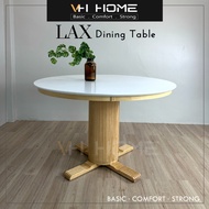 LAX Round Dining Table 2.5FT/3FT/3.5FT/4FT Special Modern Design Meja Makan Bulat