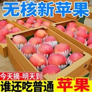 免運💥滿300出）【超甜】正宗紅富士蘋果當季新鮮水果冰糖心脆甜丑蘋果一整箱批發