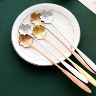Heart spoon Flower Stainless Steel 410 coffee