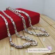 Necklace Silver 990/Rantai Perak 990(Kepala Naga)✨Ready Stock ✨