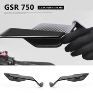 Motorcycle Rearview Mirrors Wide Angle Adjustable Side Rear View Mirror For Suzuki GSR 750 Z GSR750 