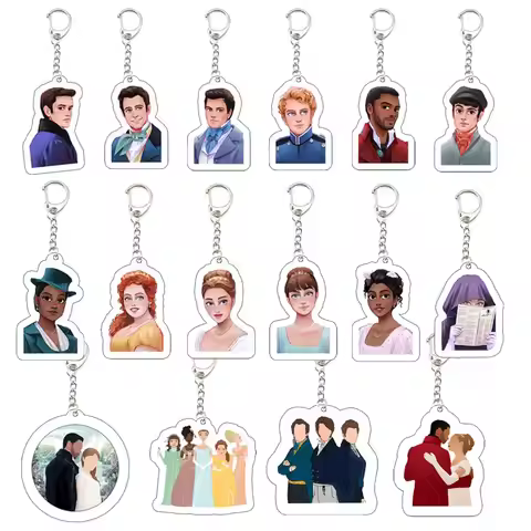 Popular Love TV Keychain for Accessories Bag Pendant Anthony Daphne Eloise Colin Key Chain Ring Keyr