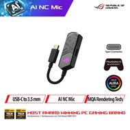 ASUS ROG Clavis USB-C to 3.5 mm gaming DAC with AI Noise-Canceling Mic for PC Laptop Mobiles