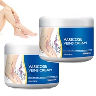 Krim Vena Varikos untuk Kaki, Krim Kulit Lembut untuk Kaki, Penjagaan Kulit Melembapkan, 1.76 Oz (2P