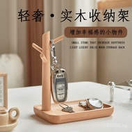 Solid Wood Key Storage Rack Doorway Miscellaneous Key Organizer Beech Wood Key Storage Rack Key Hold