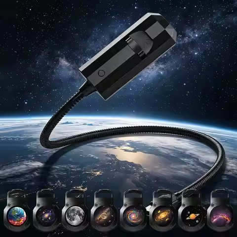 USB Starry Sky Projector Light 8 Starry Sky Projections Photo Background Decoration Light Room Night