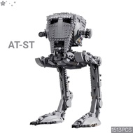 Assembling Star Wars 75417 AT-ST Walker UCS Walking Robot 1513 Pieces
