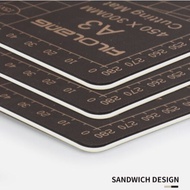 Japanese-style black cutting board A1 A2 A3 – handmade leather making tools