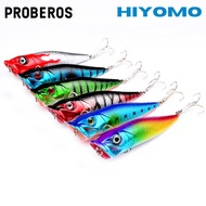 PROBEROS 1PCS Top Water Popper เหยื่อเหยื่อ Ultralight 9.3ซม. 12.5G Bionic Hard Fishing Lure Casting