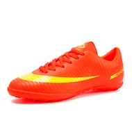 Hot Professional Men Soccer Shoes Orange Original Indoor Kids Cleats Football Boots Futsal Sneakers