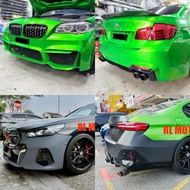 BMW F10 2011-2017 to I5 G60 5 series bodykit body kit front side rear bumper head tail lamp bonnet f