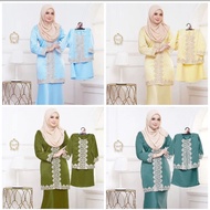 BAJU KURUNG BALQIS EXCLUSIVE SEDONDON IBU DAN ANAK-BAJU RAYA 2022-BAJU LACE-BAJU KIDS-BAJU BABY-PLUS