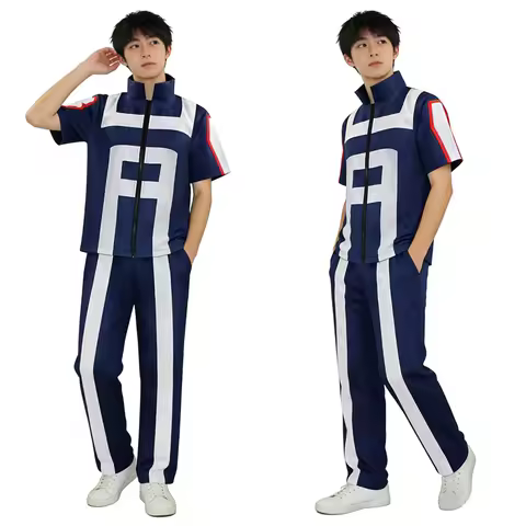 Academia Cosplay Bakugou Katsuki Iida Tenya Todoroki Shoto Gym Uniform Cosplay Costume Stage Outfit