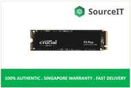 Crucial P3 Plus 1000GB 3D NAND NVMe PCIe M.2 SSD | P/N: CT1000P3PSSD8 - 5 Years Limited Local Warranty
