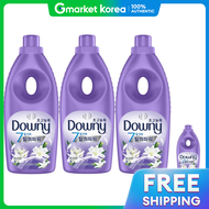 Downy | นำยาปรบผานมเขมขน ดาวน ไวททแอนดลลล 1 ลตร 3 ขวด +200 มล. (กลนสม)