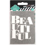 AMerican Crafts Heidi Swapp 3 x 4 - Glitter Cards (12 pc for Scrapbook, Journals)