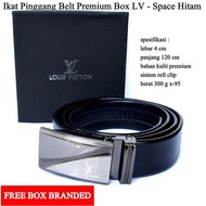 HITAM Space Black LV Premium Men's Belt Buckle