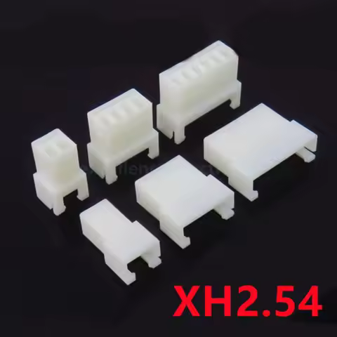 20Pcs XH2.54 TJC3 Female Connector Housing 2.54mm Pitch 2P 3P 4P 5P 6P 7P 8P XH Plug Plastic Shell