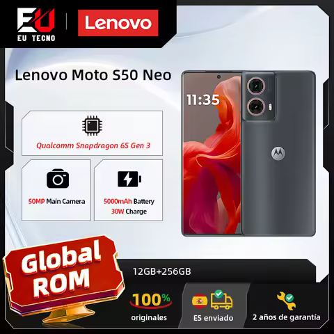 Global Rom Lenovo MOTOROLA Moto S50 Neo OTA Support 5G 6.7inches pOLED 120Hz Screen Snapdragon 6s Ge