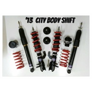 D2 Adjustable High Low Body Shift Absorber Spring Set - Honda City /Jazz TYPE Z, GD, GE, GK - READY 