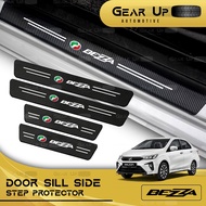 [𝗗𝗢𝗢𝗥 𝗦𝗜𝗟𝗟] PERODUA BEZZA 2016 - 2023 2020 Side Step Protector Accessories Accessori Aksesori Kereta Car Gear Up Bodykit