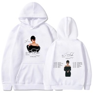 COD Ayliva in Liebe Tour 2024 Hoodie with Pocket Hip Hop Sweatshirt Long Sleeve Simple Loose Clothes